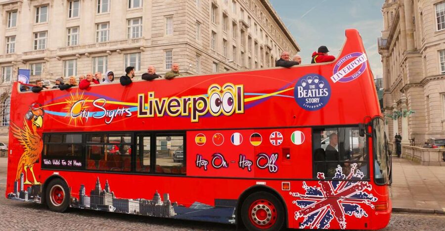 Liverpool: Open-Top Sightseeing Hop-On Hop-Off Bus Tour - Pier Head, Liverpool One, and the city centre