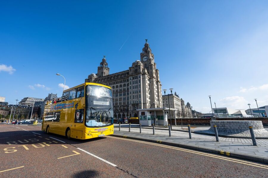Liverpool: River Cruise and Hop-On Hop-Off Bus Tour - What the 50-minute bus loop shows you