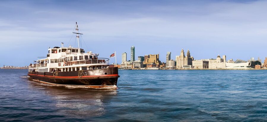 Liverpool: Sightseeing River Cruise on the Mersey River - Beatles stories on a working ferry route