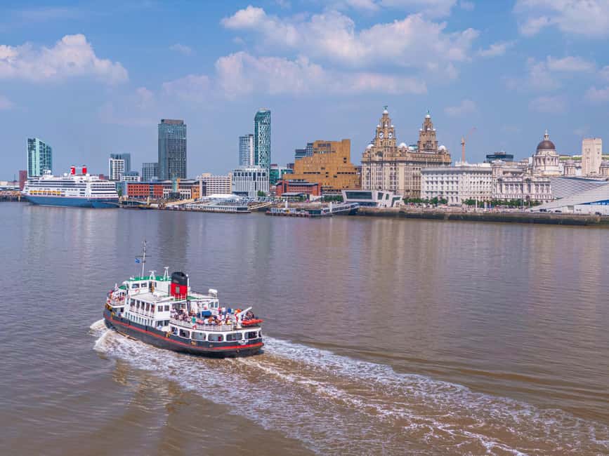 Liverpool: Sightseeing River Cruise on the Mersey River - Spotting the Razzle Dazzle Ferry Snowdrop