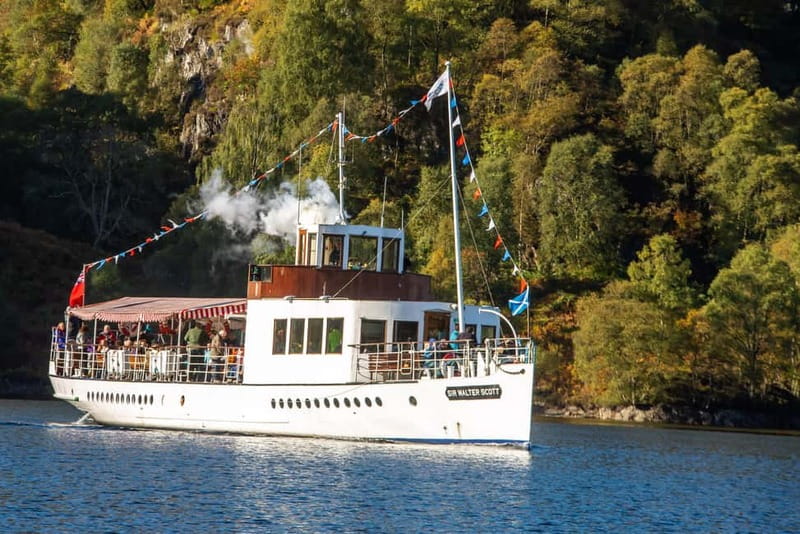 Loch Katrine – National Park Scenic Steamship Cruise - The route from Trossachs Pier to Stronachlachar