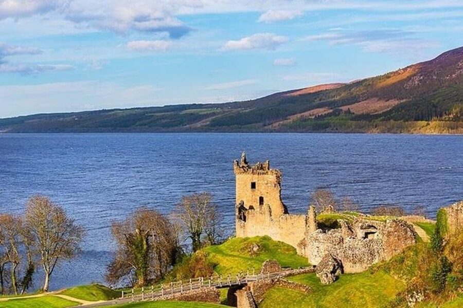 LOCH NESS, CULLODEN, AND CLAVA CAIRNS TOUR. From Invergordon - Urquhart Castle puts Loch Ness in focus
