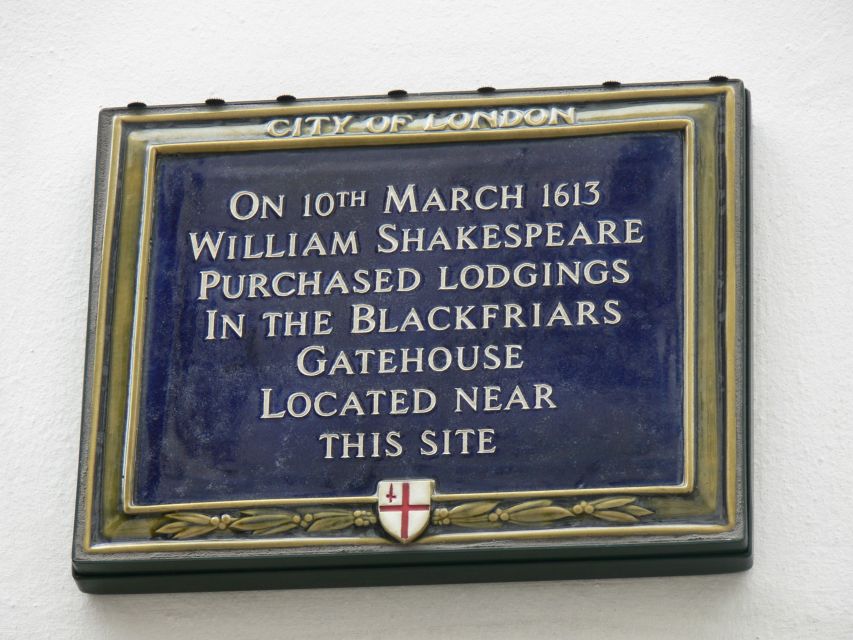 London: 2-Hour Shakespeare Walking Tour - Starting at Blackfriars and the lost theatre