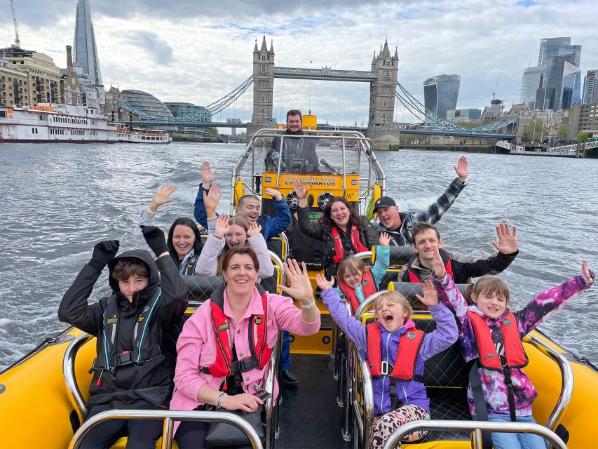 London: 20-Minute Tower RIB Blast from Tower Pier - Fifteen minutes of speed and spray
