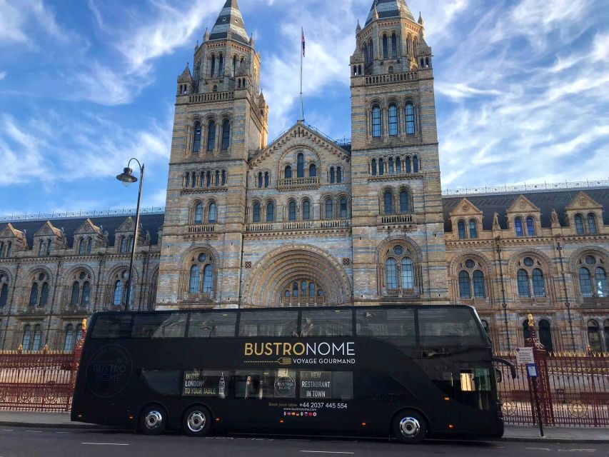 London: 4 Course Lunch Tour by Luxury Coach Bustronome - A restaurant with London moving past the windows