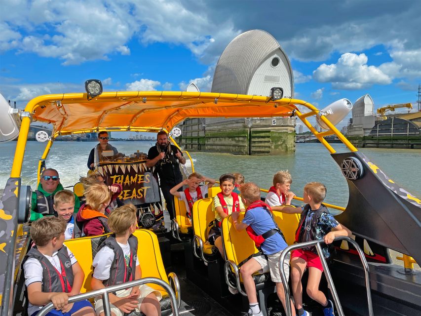 London: 40-Minute Thames Beast Jetboat Tour - The Shard and HMS Belfast in passing