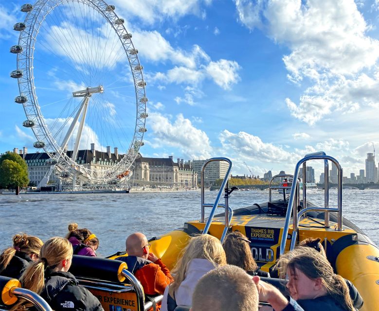 London: 70-Minute Thames Barrier Speedboat Tour - St. Paul’s, Shakespeare’s Globe, and the City skyline