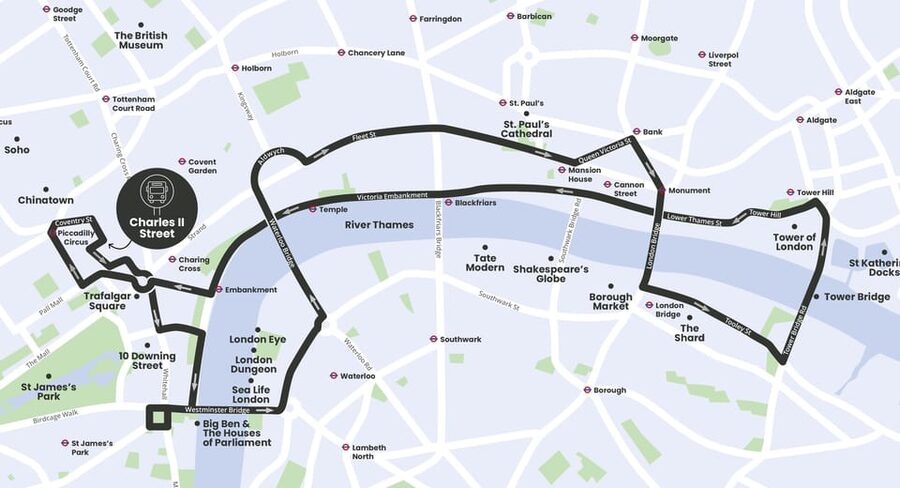 London: Bar Bus Tour by Tootbus - A Rooftop Bar That Keeps Moving Through London