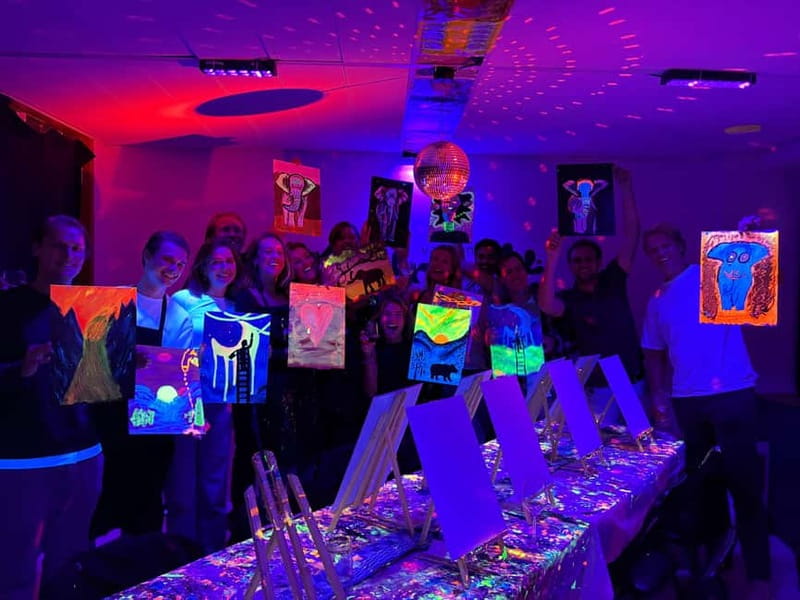 London: Bottomless Sip & Paint in the Dark - Cancellation flexibility helps with London plans