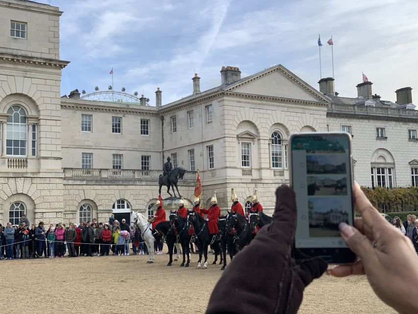 London: Changing of the Guard Private Group or Family Tour - Red Tunics, Bearskin Helmets, and Military Fanfare