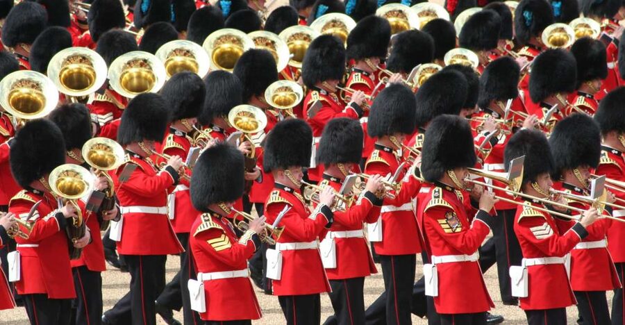 London Changing of the Guard Tour - Front Row 12 guests 2,5h - Admiralty Arch and the route toward Whitehall