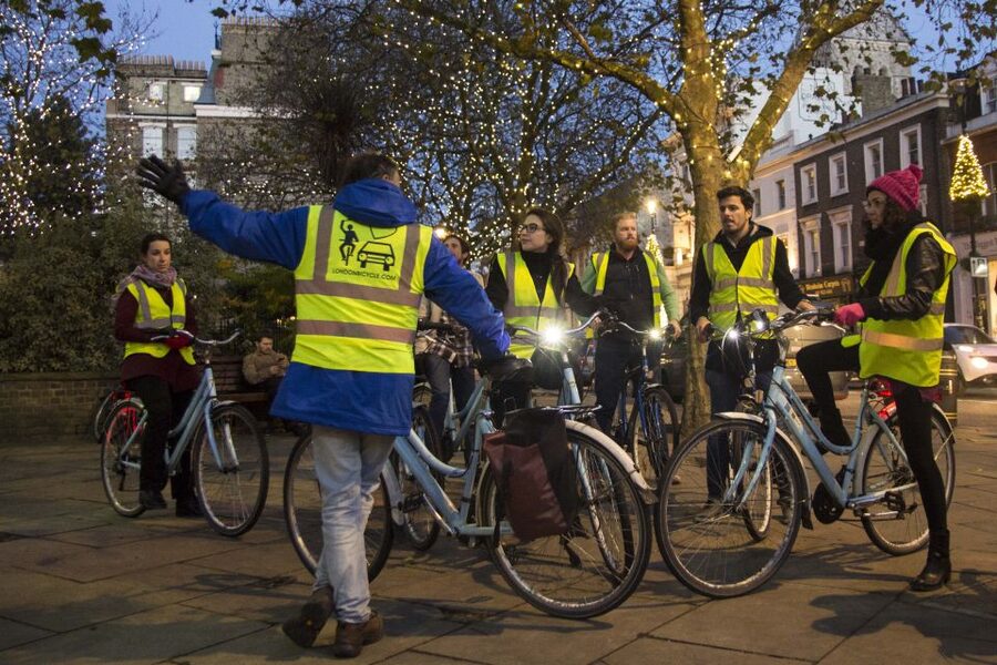 London Christmas Lights Bike Tour - Oxford Street, Bond Street, and Regent Street