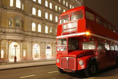 Christmas Lights Tour by Vintage Double-Decker Bus
