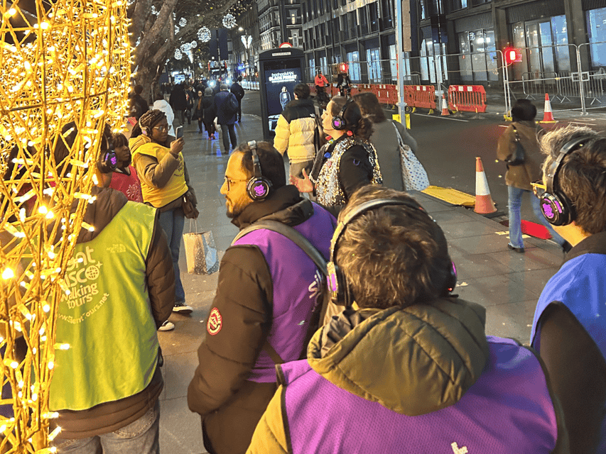 London: Christmas Lights Tour - With Christmas Music - Oxford Street and Soho set the festive pace