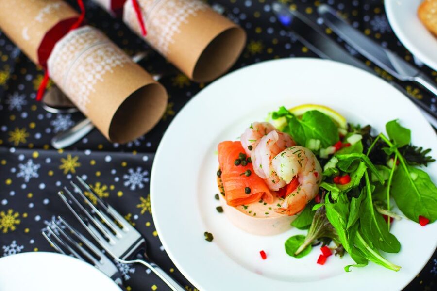 London: Christmas Party Lunch Cruise - What arrives on your plate