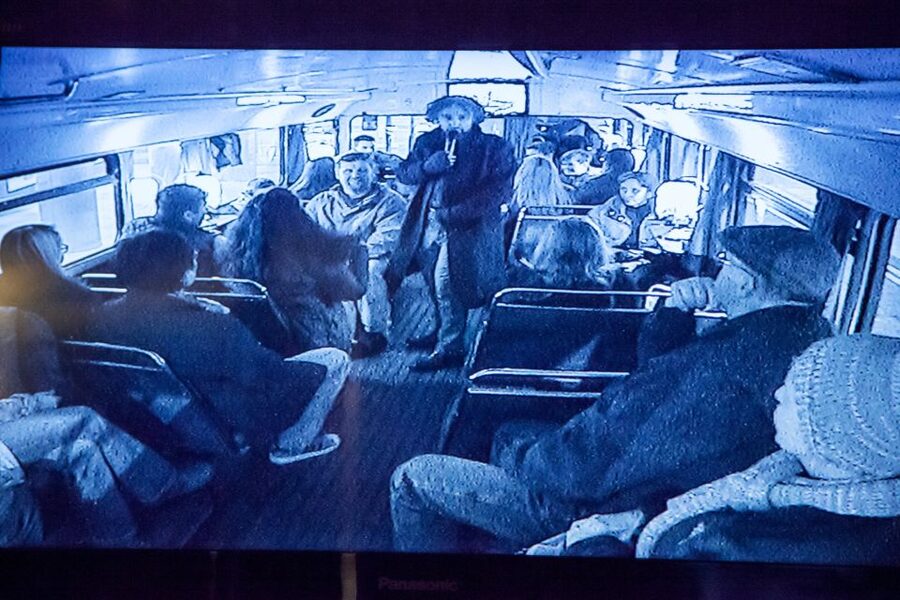 London: Comedy Horror Ghost Tour on a Bus - The actors and theatrical effects