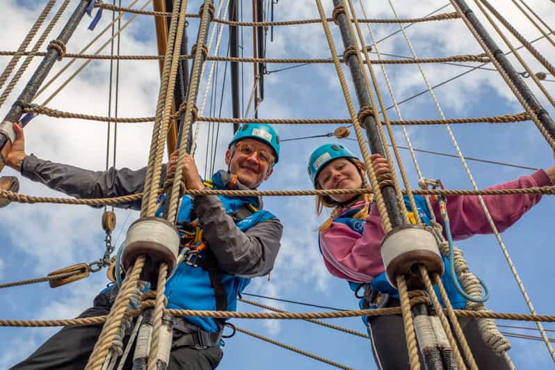 London: Cutty Sark Entry Ticket with Guided Rig Climb - The Lower Topsail Yard Is the Big Test