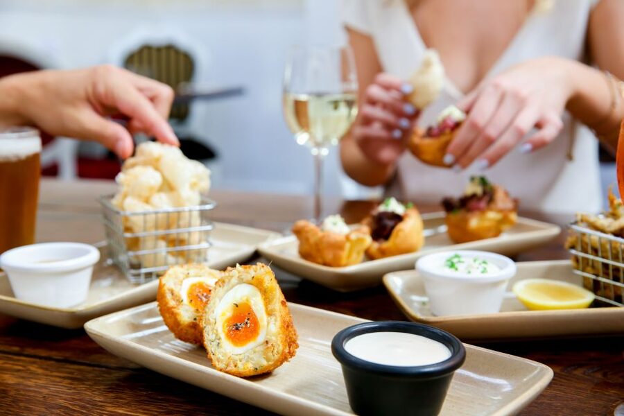 London: East End British Food & Drinks Private Walking Tour - English pie at a lively tavern