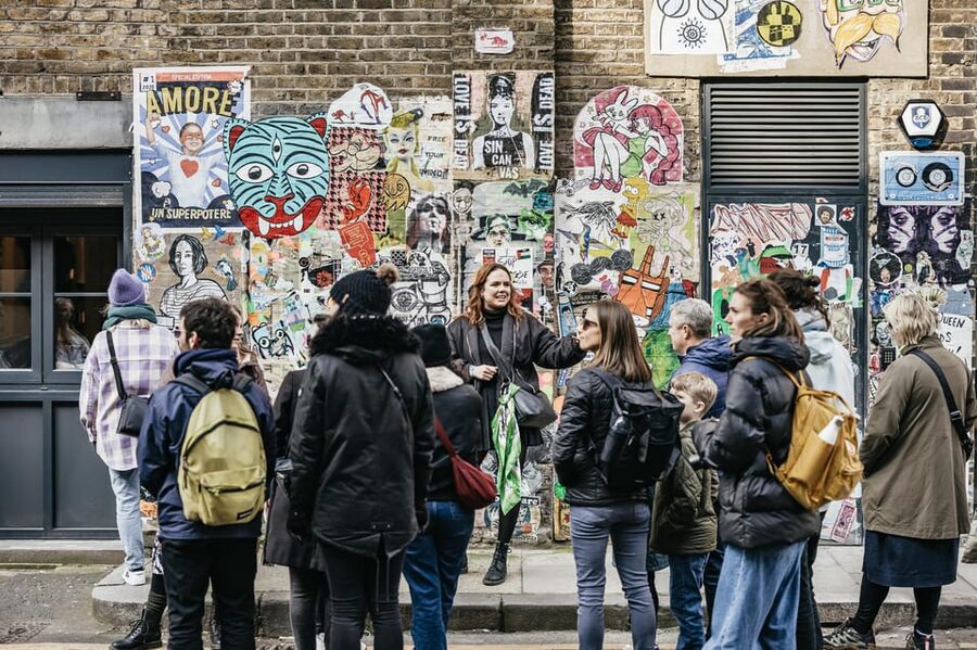 London: East End Street Art Tour and Spray Painting Workshop - Starting under the White Goat Statue