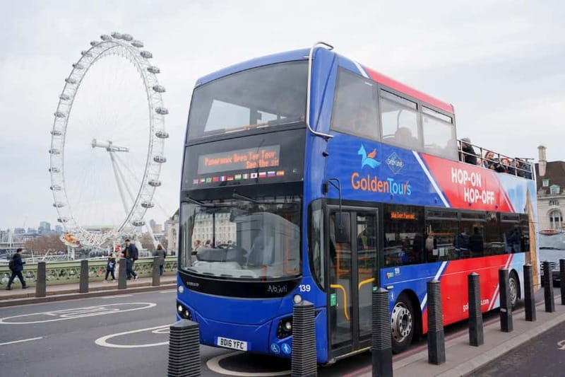 London: Golden Tours Gray Line Hop-on Hop-off Bus Tour - Three routes, one useful London orientation