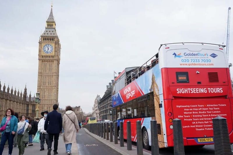 London: Golden Tours Gray Line Hop-on Hop-off Bus Tour - How long should you book?