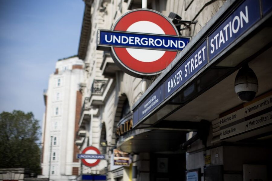 London: Hidden Baker Street Tube Station Tour - Meeting Sherlock Holmes before entering the old station
