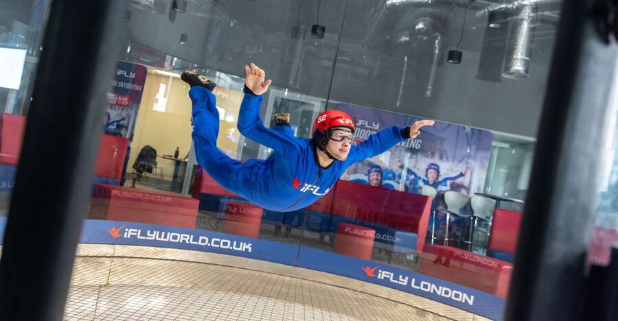 London: iFLY Indoor Skydiving at The O2 Entrance Ticket - Two flights, with the second turn doing the real work