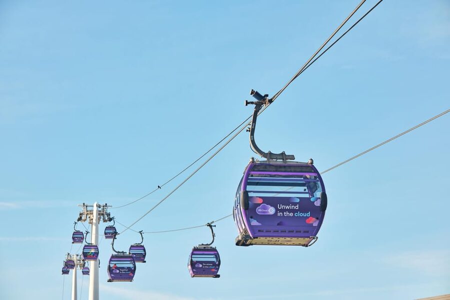 London: IFS Cloud Cable Car - London from above, without the price of a major observation deck