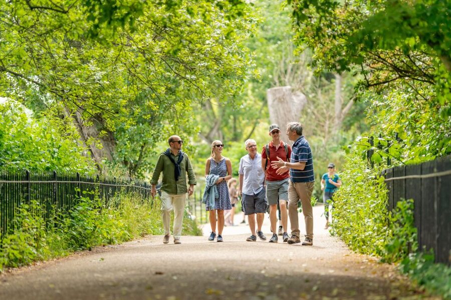 London: Kensington Palace Gardens Tour with Royal High Tea - Weather, walking, and accessibility