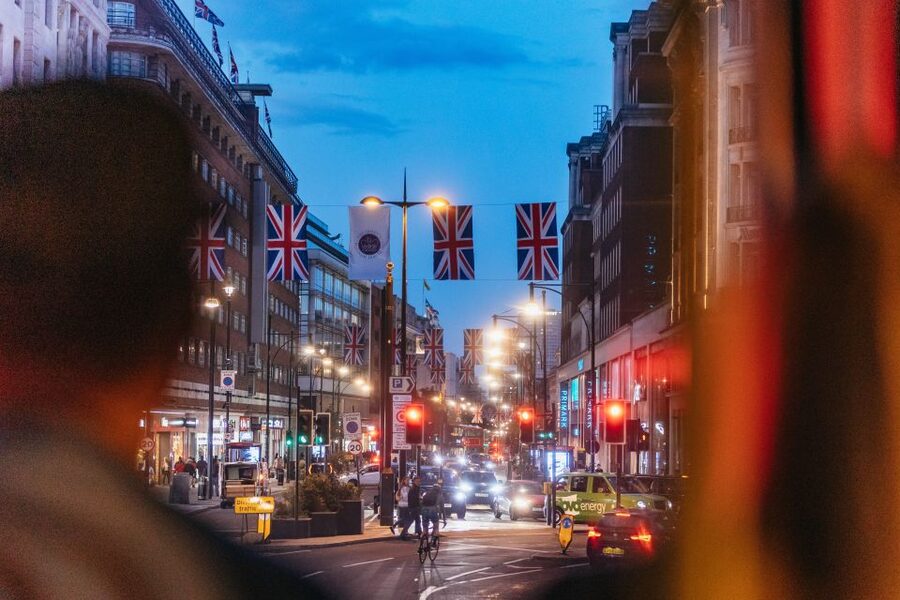 London: London by Night Sightseeing Open-Top Bus Tour - Whitehall, Trafalgar Square, and the West End
