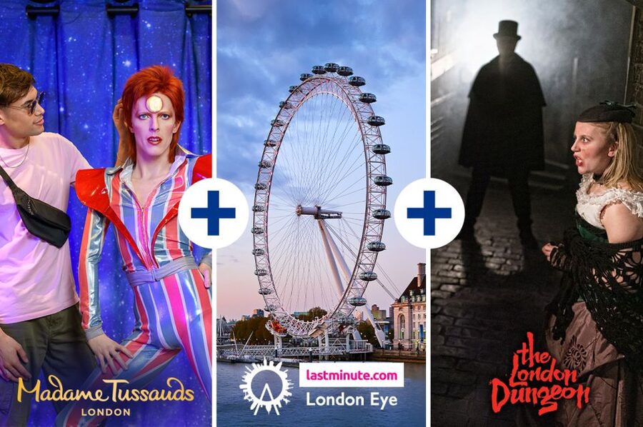 London: London Dungeon, London Eye, & Madame Tussauds Combo - Who will enjoy this package most