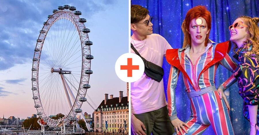 London: London Eye and Madame Tussauds Combo Ticket - Who will enjoy this pairing most?