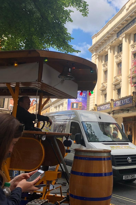 London: Piccadilly and Soho Beer Bike Tour - Ordering drinks and visiting a pub