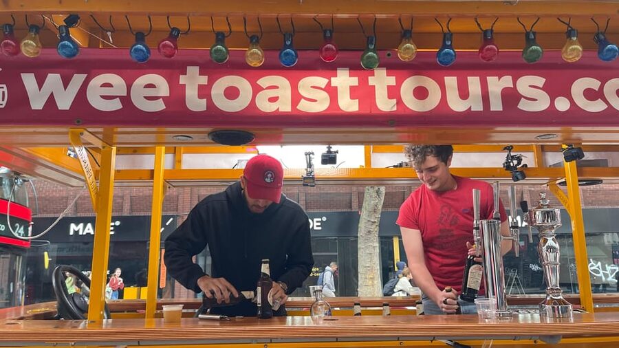 London: Piccadilly and Soho Beer Bike Tour - The physical effort is part of the deal