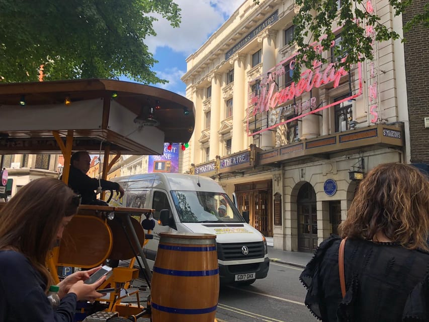 London: Piccadilly and Soho Beer Bike Tour - What the ride through Soho and Piccadilly feels like