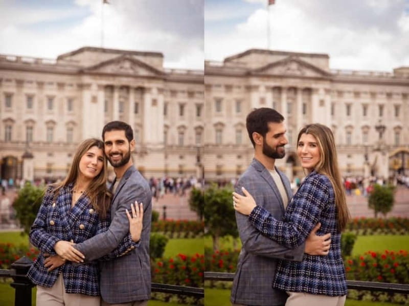London: Private Couples Photography Session with Landmarks - Meeting Big Ben in Westminster