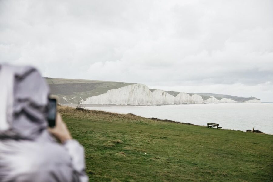 London: South Downs White Cliffs Day Trip with Train Tickets - Beachy Head shows the power of the sea