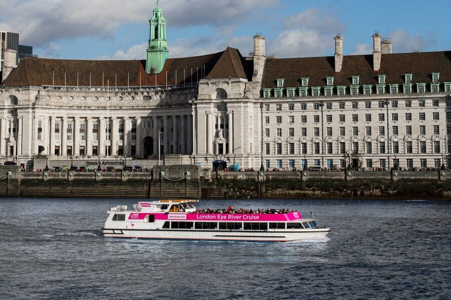London: Thames River Cruise with Optional London Eye Ticket - Westminster and Big Ben from the Thames