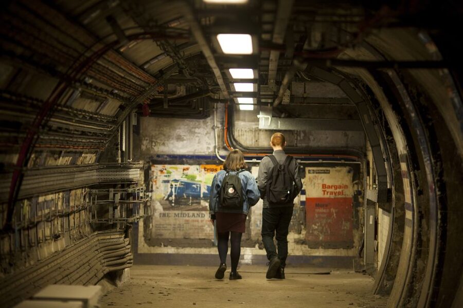 London: The Lost Tunnels of Euston Station Guided Tour - Entering Euston’s forgotten underground network