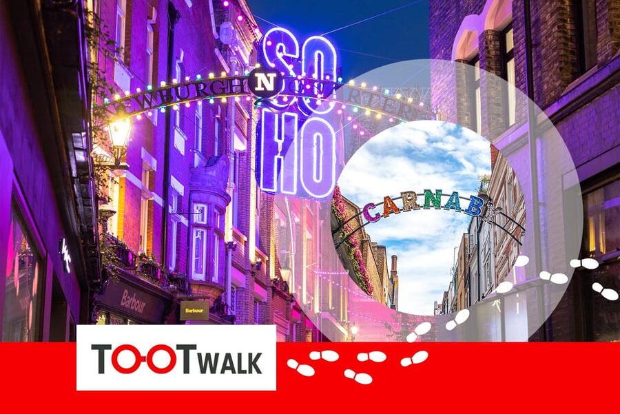 London: Tootbus Christmas Lights Tour incl walking tours - Oxford Street stretches the lights farther