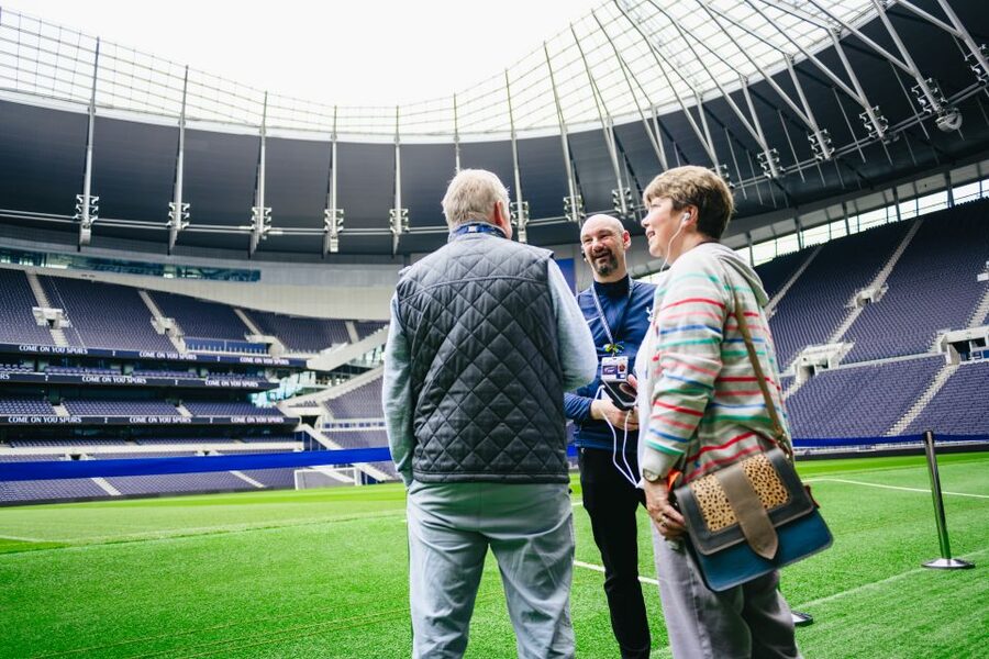 London: Tottenham Hotspur Stadium Tour - Using the multimedia device at your own pace