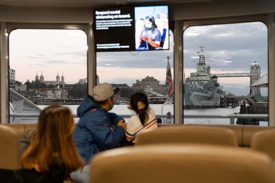 London: Uber Boat Return River Ticket + IFS Cloud Cable Car - The IFS Cloud Cable Car from above
