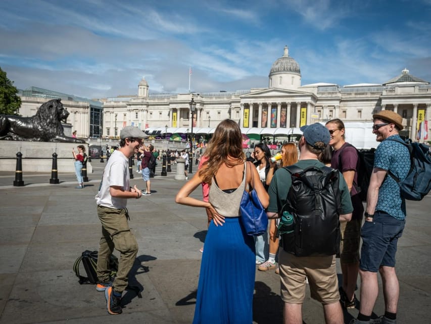 London: Walking Tour & Westminster Abbey Skip-the-Line Entry - Trafalgar Square and the move toward Whitehall