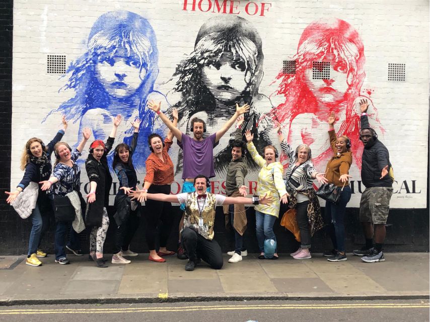 London West End Musical Silent Disco Walking Tour Top 1% - The West End route, stop by stop