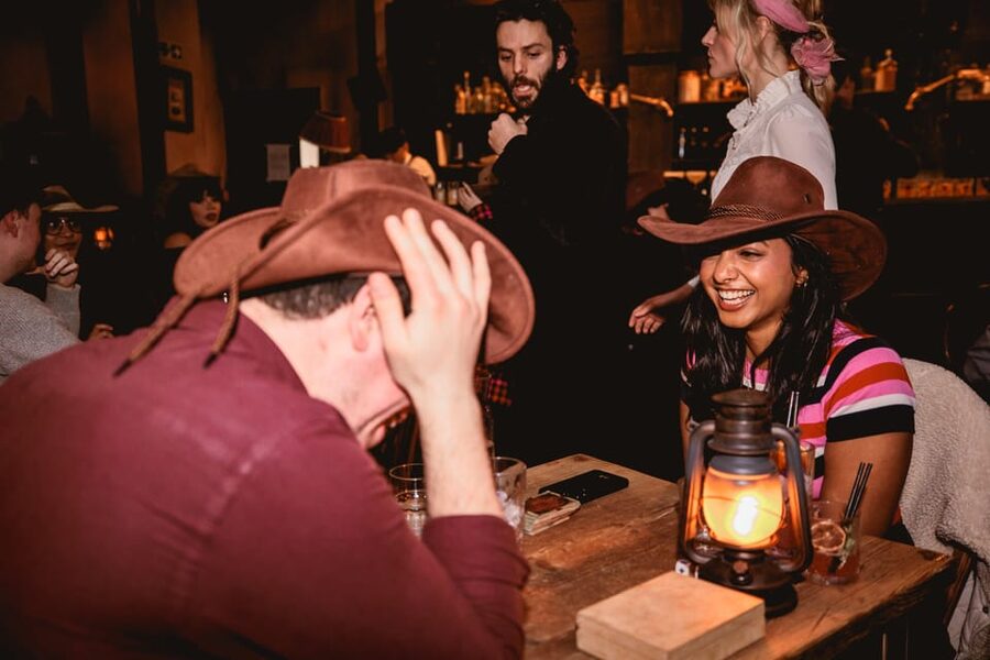 London: Wild West Saloon Immersive Cocktail Experience - Card games, dice, and the choice to perform