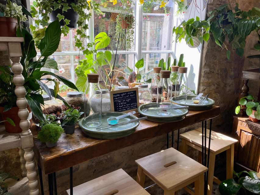 Make Your Own Terrarium in a houseplant paradise - Finding the plant shop in the Stable Yard