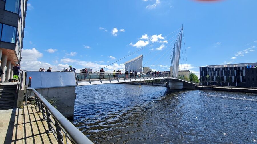Manchester: Media City & The Quays Guided Walking Tour - Seeing a district in the middle of change