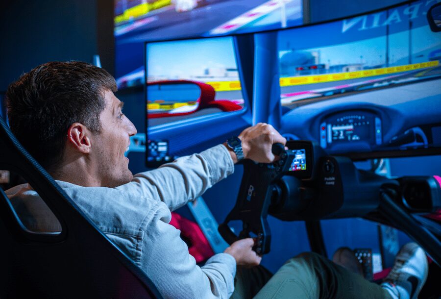 Manchester: Trax Social Racing Simulator Experience - Choosing cars, tracks, and race modes