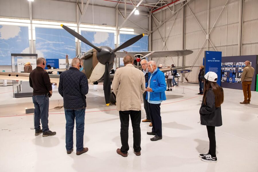 Midlands: Battle of Britain Tour at RAF Museum Midlands - Meeting the guide at RAF Museum Midlands