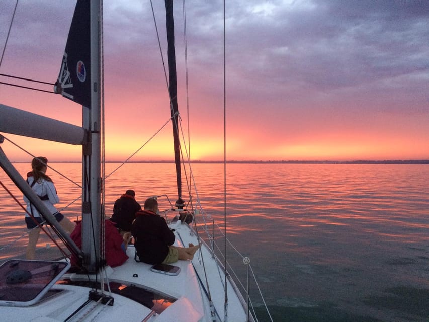 New Forest: Sail with Lunch or Dinner from Lymington - Leaving Lymington Yacht Haven with a glass of bubbly